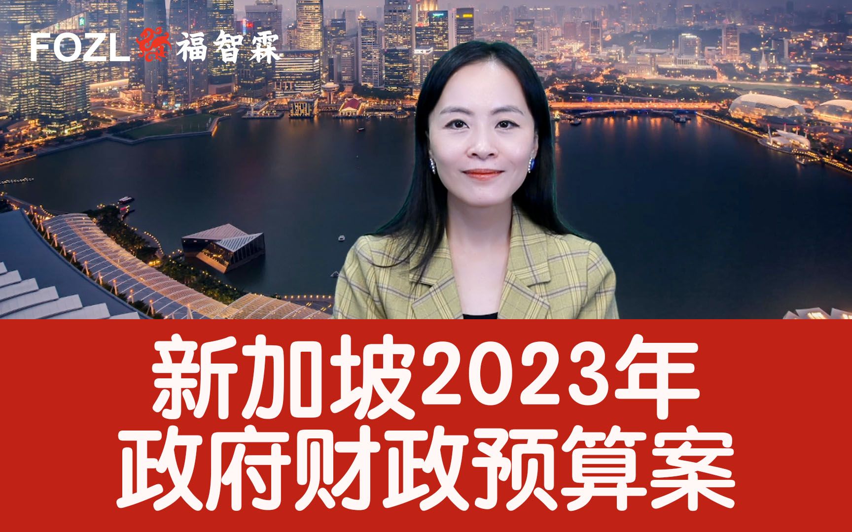 福智霖FOZL:新加坡2023年政府财政预算案推动经济增长 助力企业长远发展哔哩哔哩bilibili