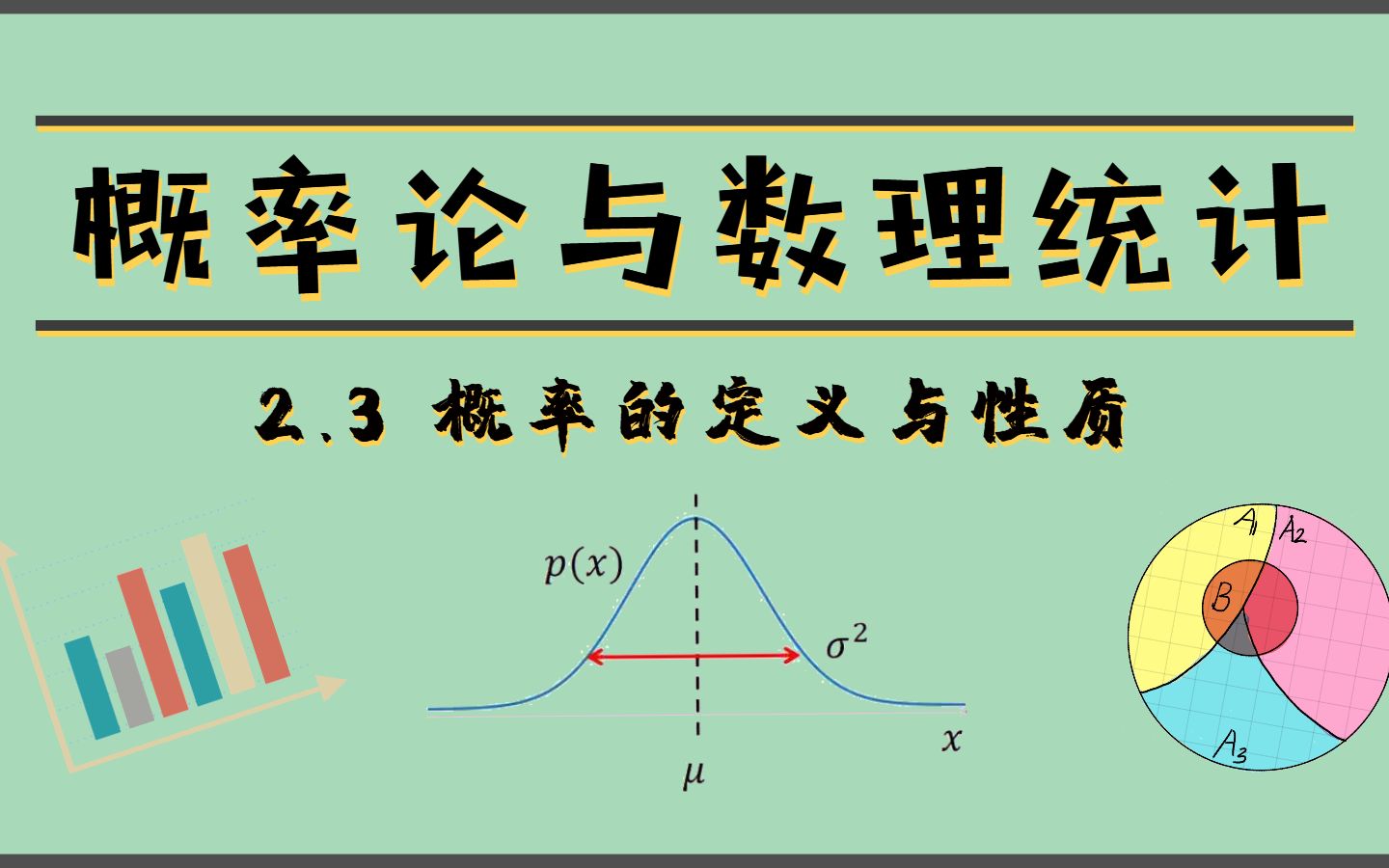 概率论与数理统计 | 2.3 概率的定义与性质哔哩哔哩bilibili