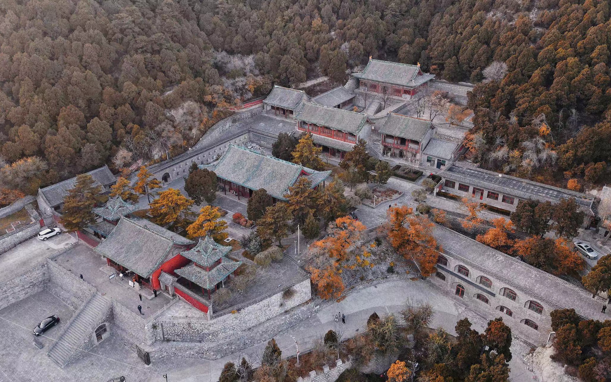 [图]看庙还得来山西06-山西省太原市崛围山多福寺｜绝美明代彩塑壁画