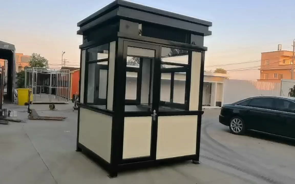 岗亭门卫值班室,真石漆保安岗亭高端岗亭,门卫亭 执勤岗亭 成品保安亭