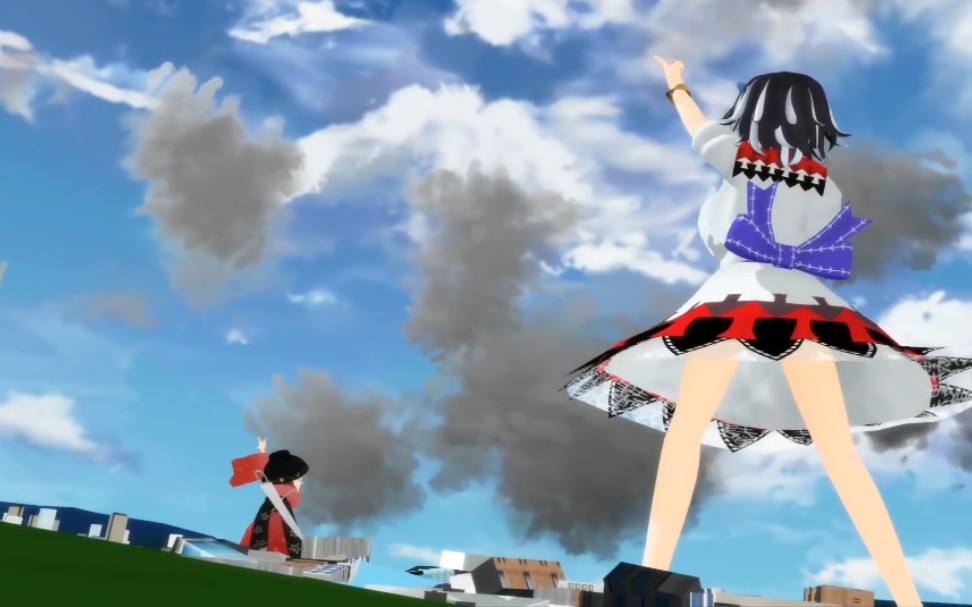 【giantess mmd】巨大せいしんで【ロキ】_哔哩哔哩_bilibili