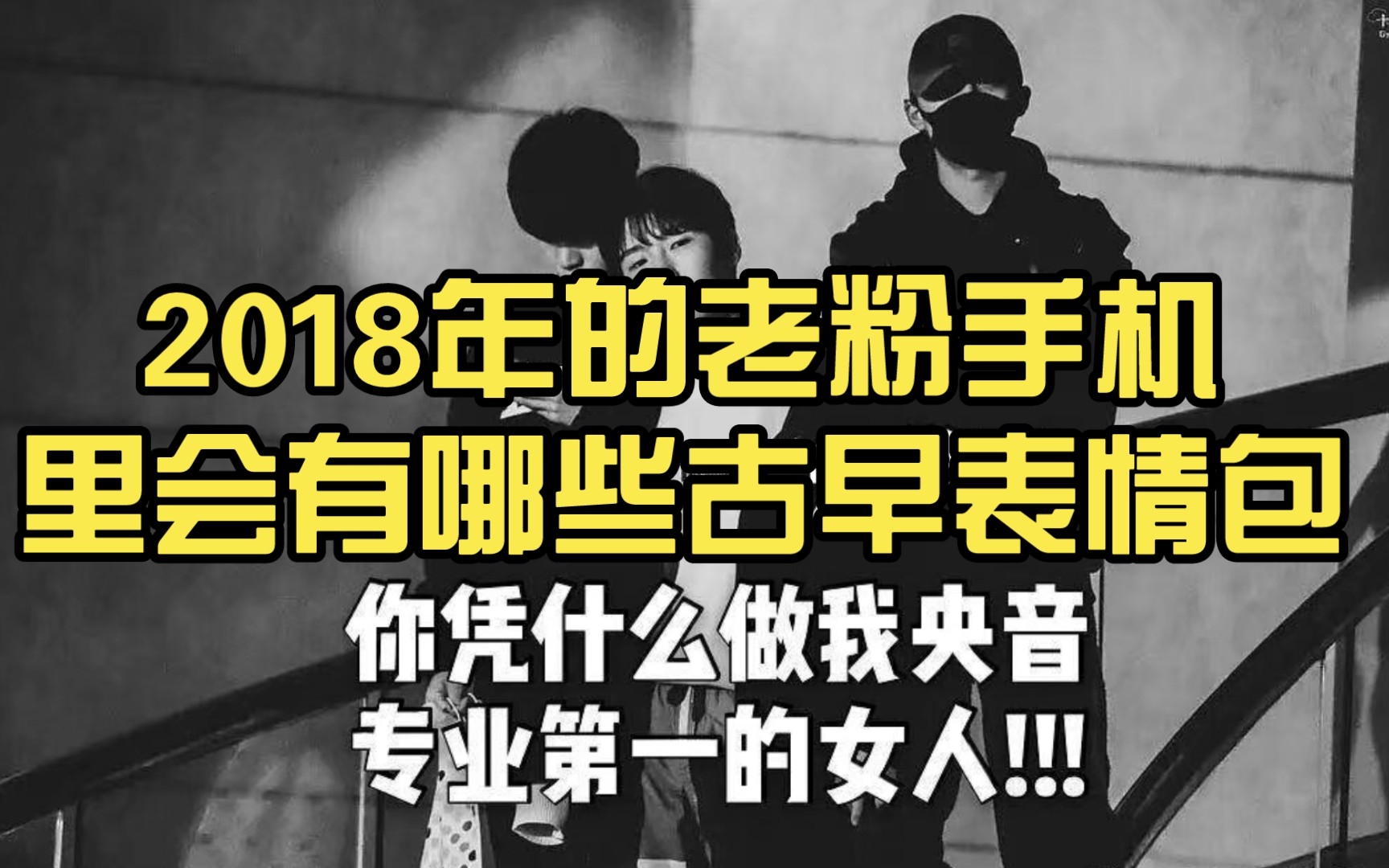 [声入人心SRRX]2018年的老粉手机里会有哪些古早表情包(3)哔哩哔哩bilibili