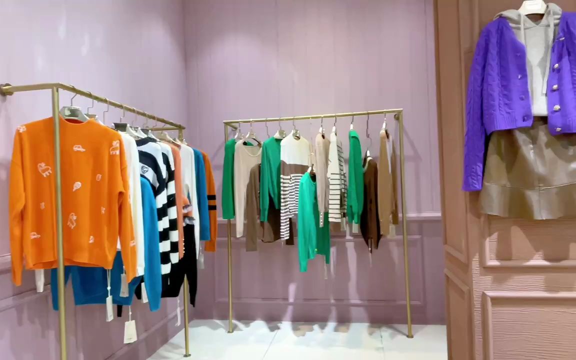 品牌折扣女装浅秋qianqiu专柜撤柜反季尾货山羊绒美丽诺毛衫库存清仓