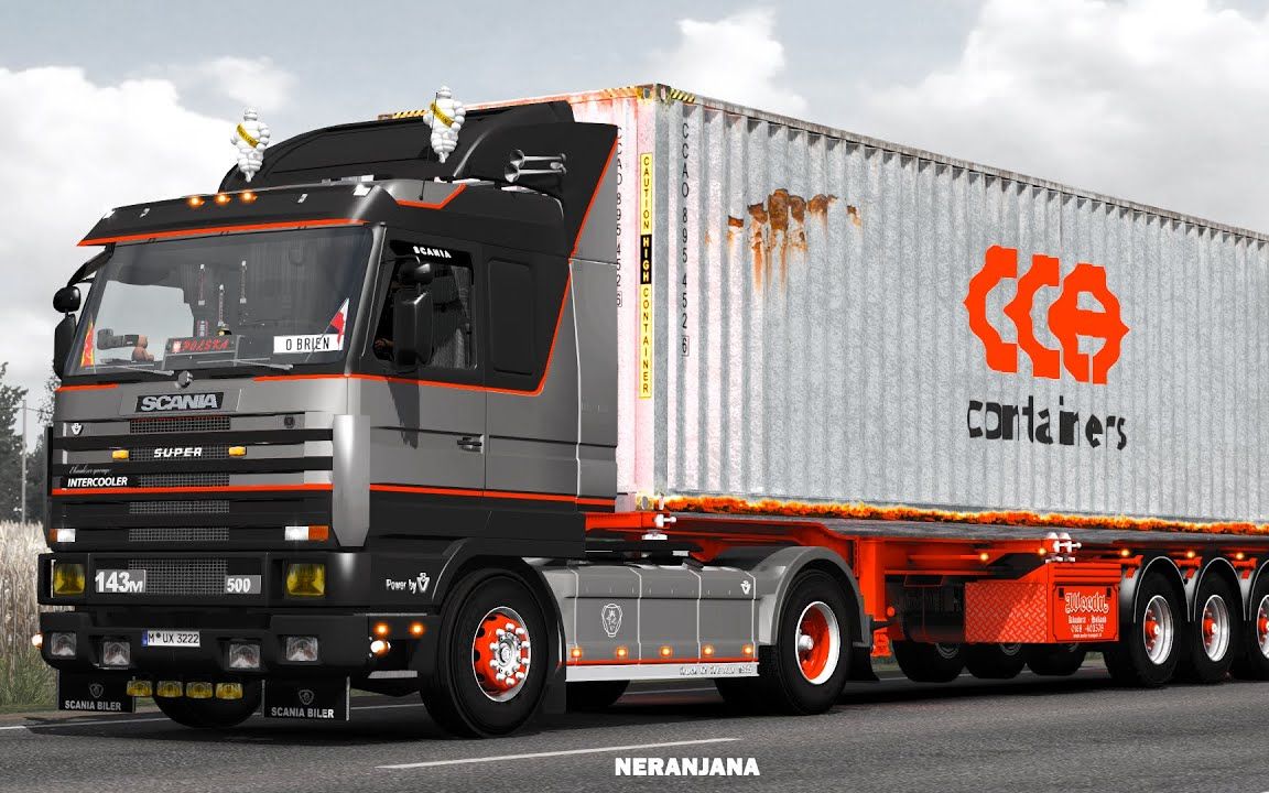 【youtube】欧卡2mod_斯堪尼亚3系143m v5.