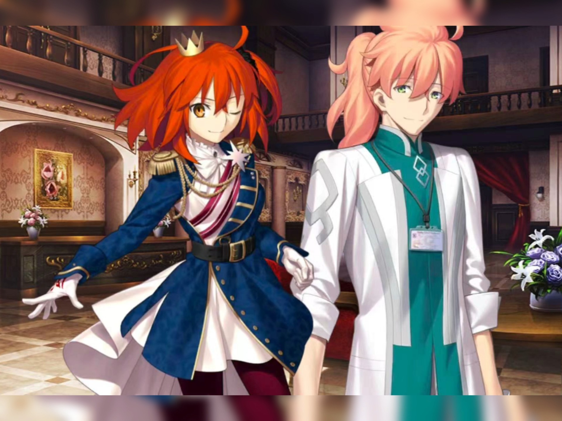 都全迦勒底staff合影了怎么能少了罗曼医生!