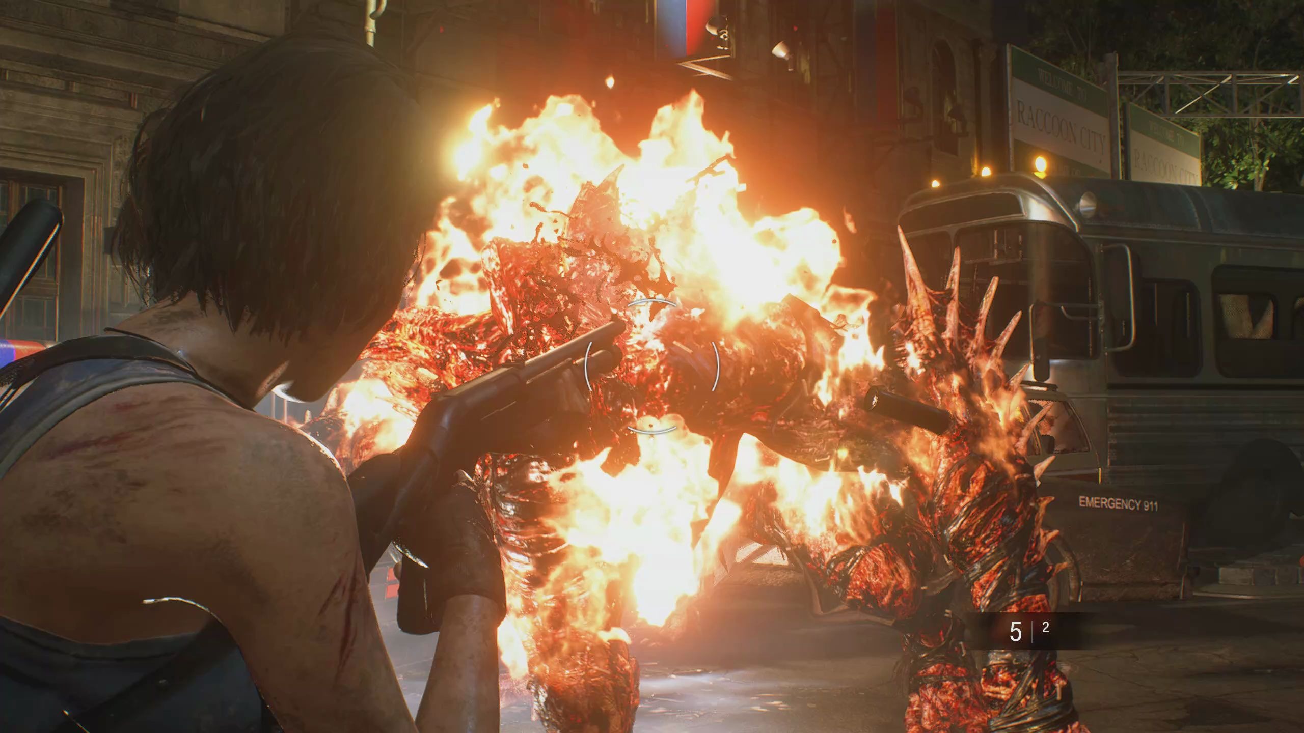 生化危机3 nemesis第二阶段一波落地速杀