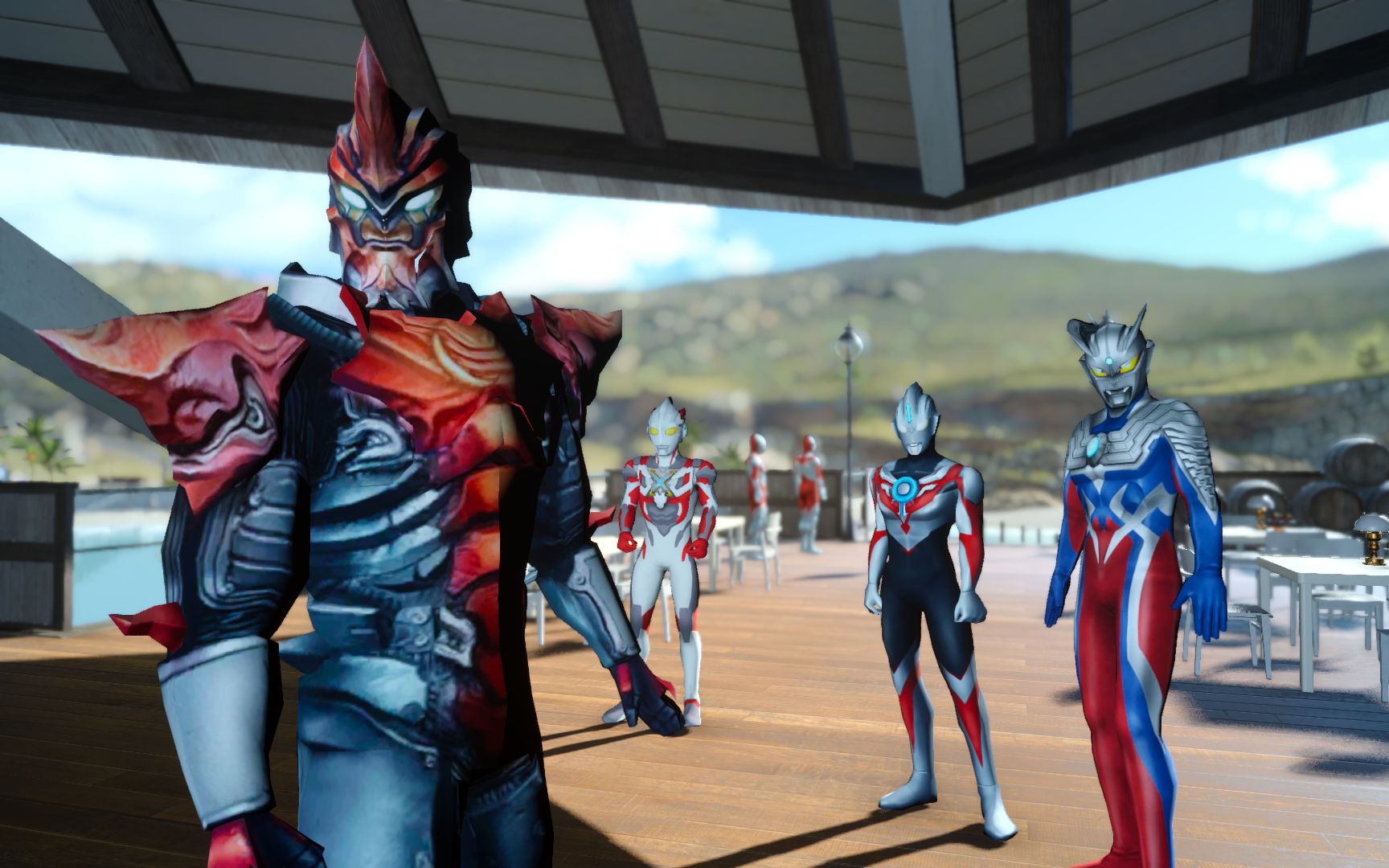 欧布奥特曼来到海滨渡场,在这里遭遇伽古拉-小祁历险记215