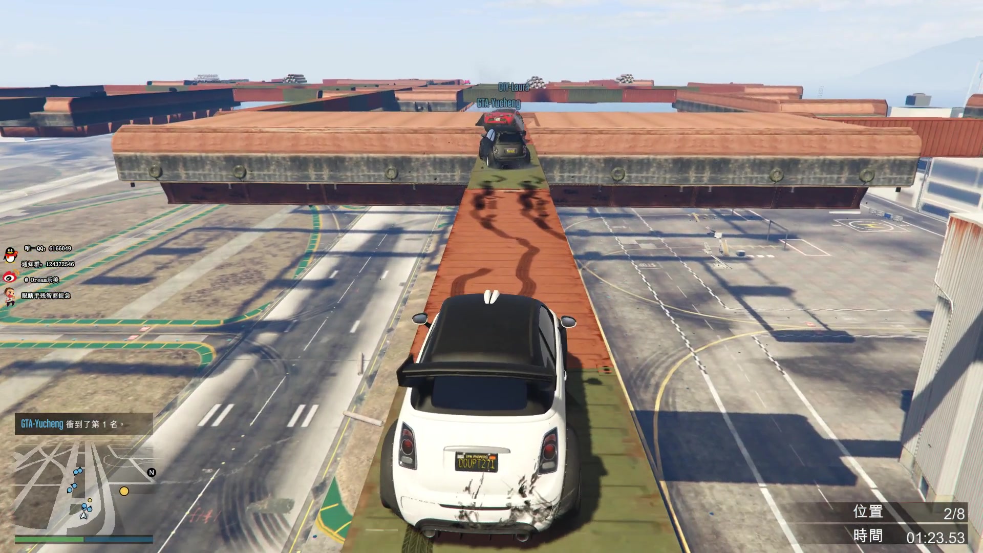 gta5线上娱乐 哑剧碰碰车之机场狂欢 乐美解说