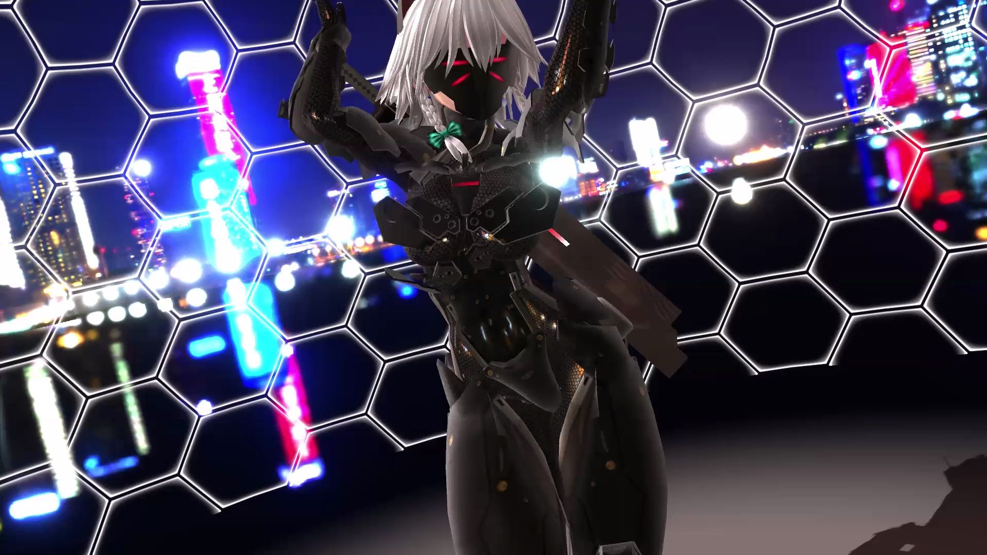 【nisemmd】塔尔塔罗斯舰队 残存者猎犬型晋升指挥官 犬咲夜 战斗模式