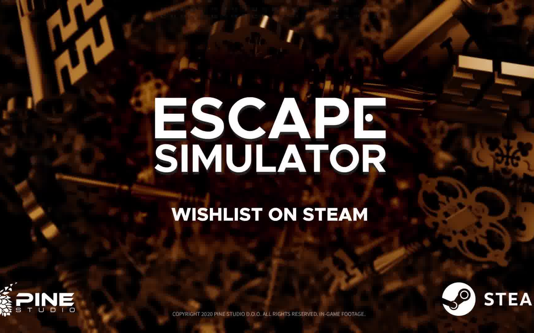 密室逃脱模拟器《Escape Simulator》将在10月20日于Steam平台发售 支持中文单机游戏热门视频