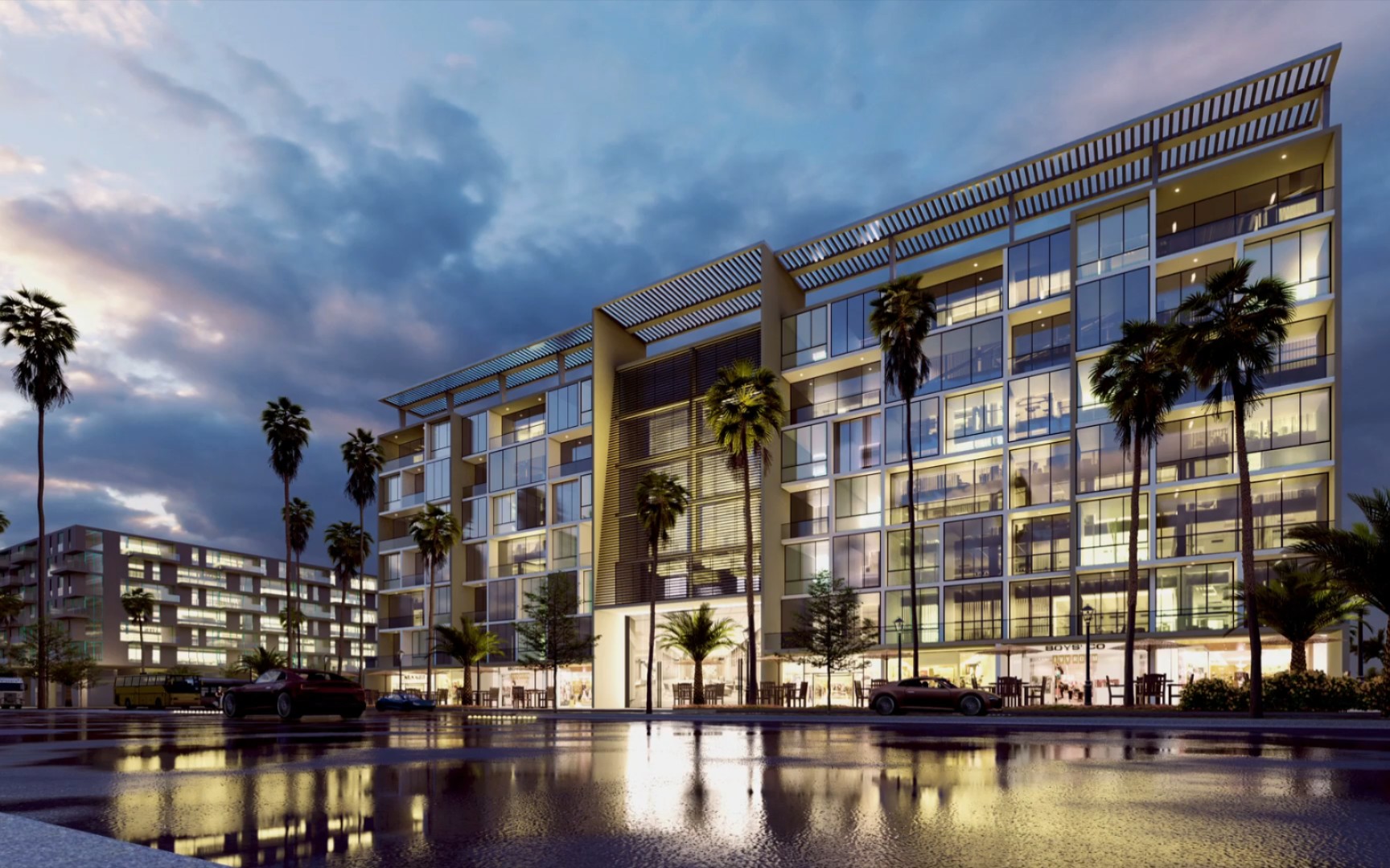 lumion10超写实室外建筑景观渲染教程10夜景商业玻璃