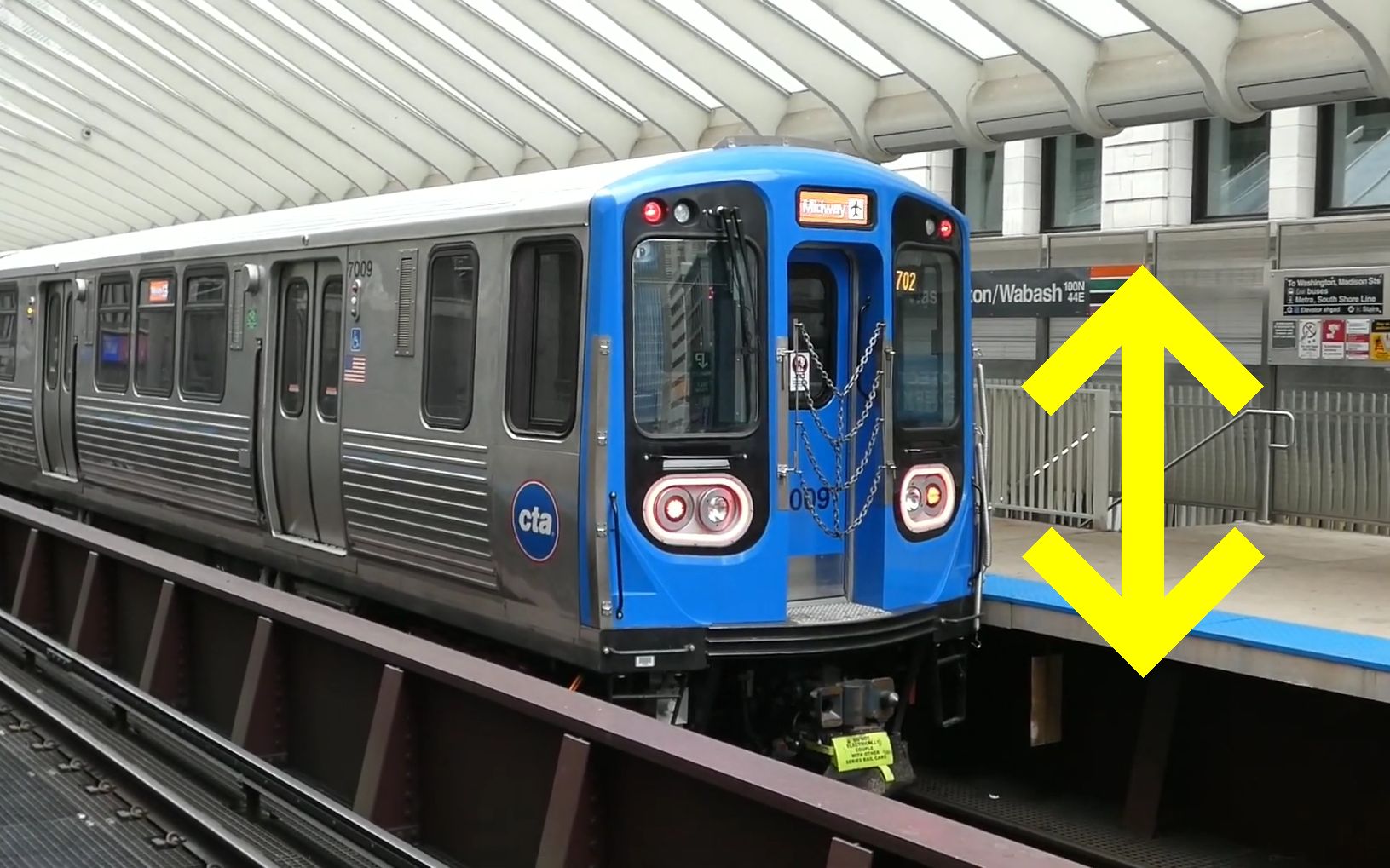 【中车出口】芝加哥地铁列车 运行&液压升降展示