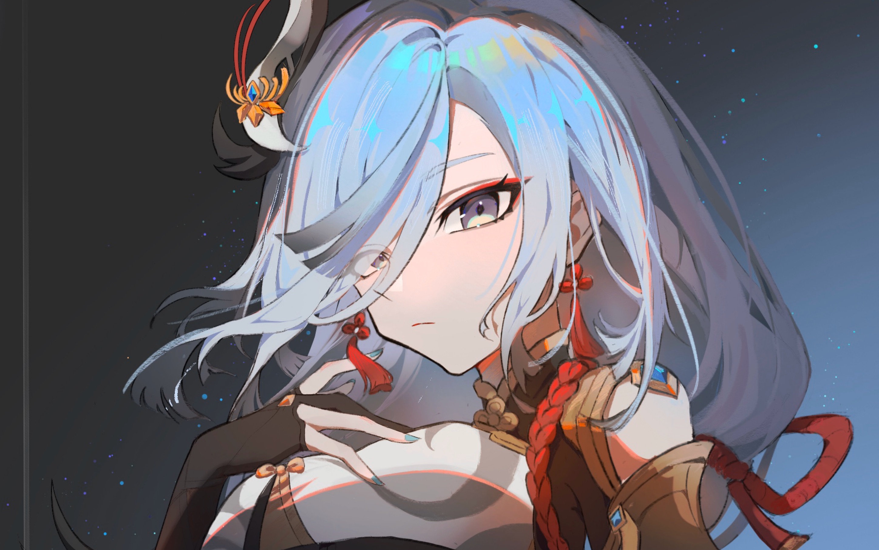 【原神/申鹤/头像稿件】美美滴申鹤宝