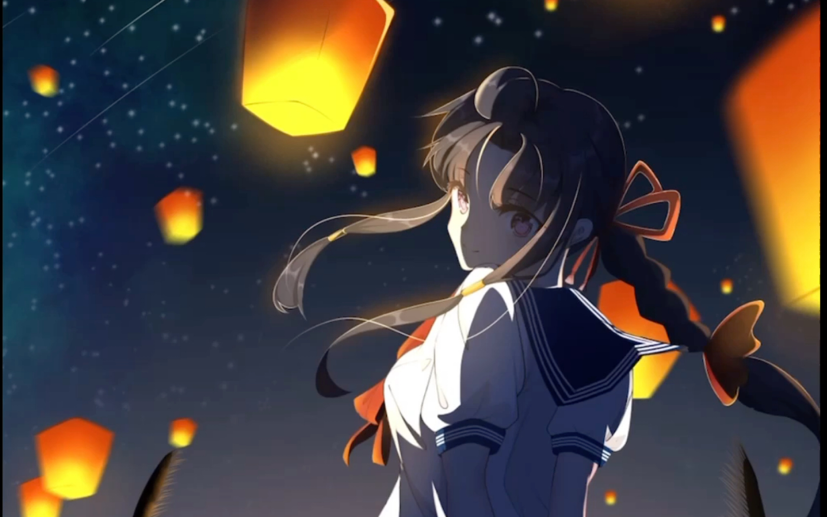 【procreate】升起的孔明灯,从下面看?还是从侧面看?