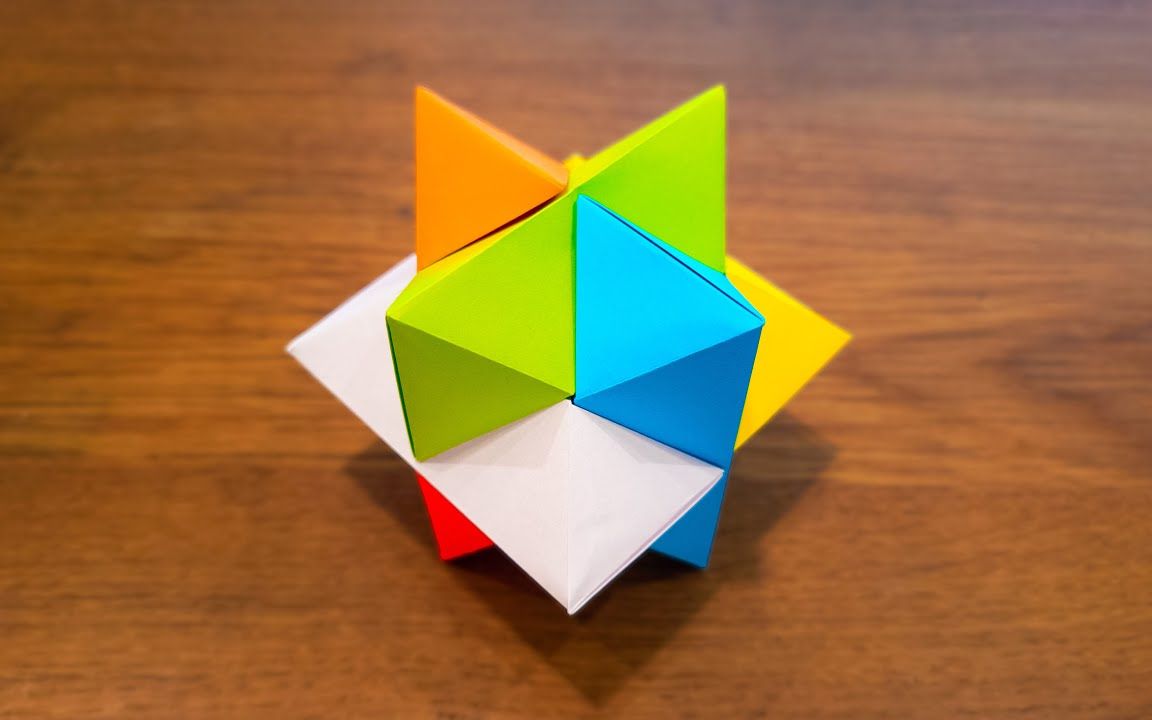 如何制作纸拼图 - 折纸