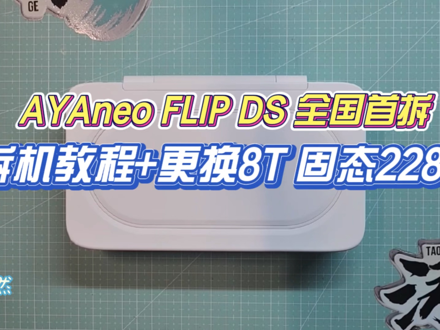 AYAneo FLIP DS 全国首拆【拆机教程+更换8T 固态2280】哔哩哔哩bilibili