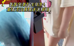 Video herunterladen: 轰轰突袭女生宿舍！童猪还没睡醒迷迷糊糊