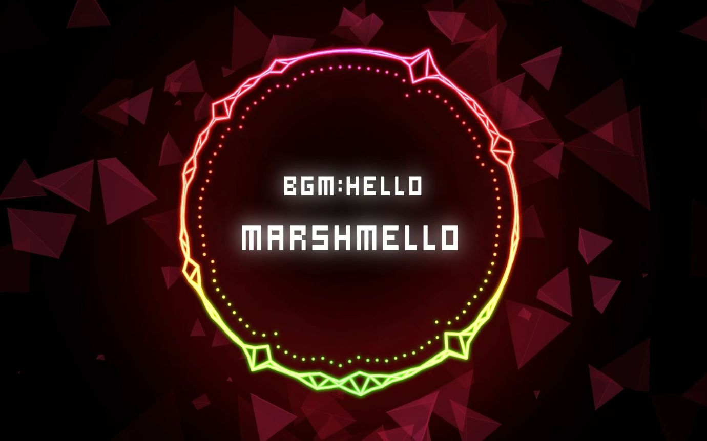 音频可视化处理带上耳机去享受电音marshmelloadelehellomarshmello