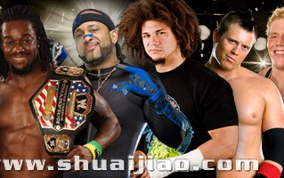 [图]WWE2009Night of Champions 全美冠军6重威胁赛 科菲vsMVPvs卡里托vs斯瓦格vs米兹vs普里莫 won:3