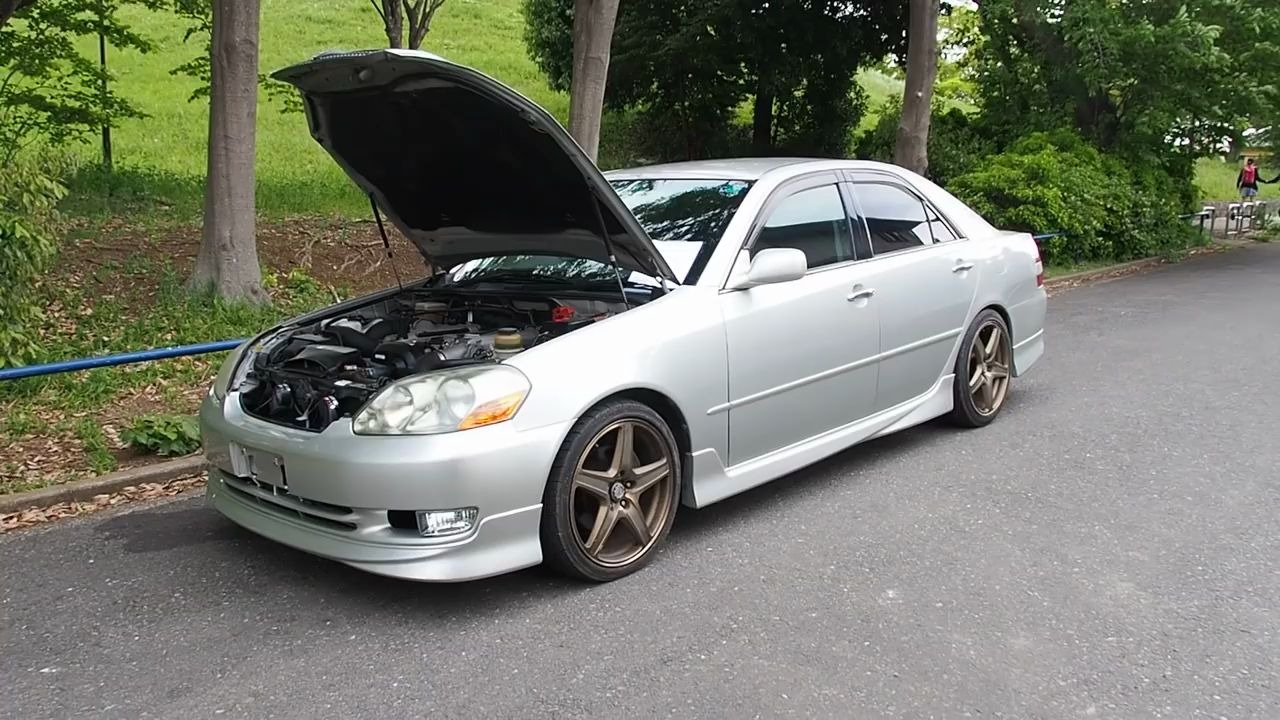 【英語生肉】——實拍2001 toyota mark ii iv-r turbo jzx110