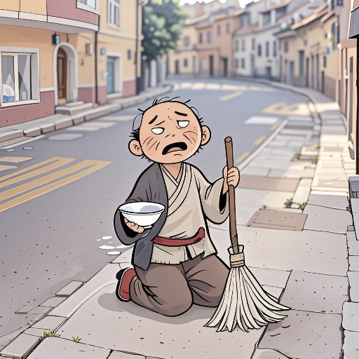 赛博乞讨第六天