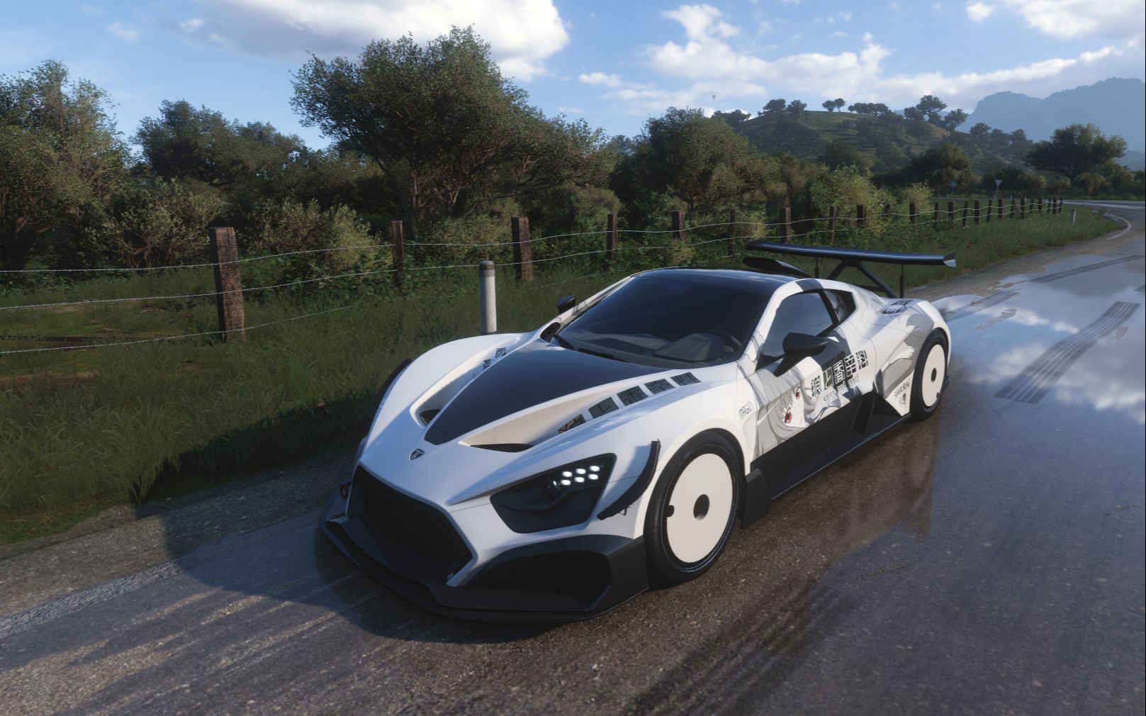 地平线5 蓝图推荐:恶搞蓝图 zenvo tsr-s 2019 空气动力学尾翼