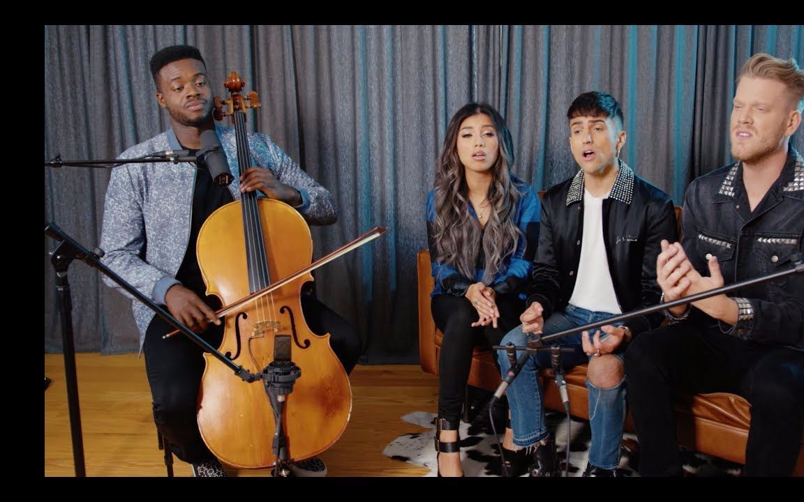 avi退出后,pentatonix四人团首次献声《dancing on my own》,还是地表