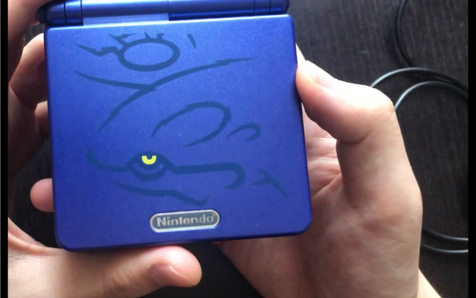 任天堂gbasp口袋妖怪蓝宝石限定开箱视频