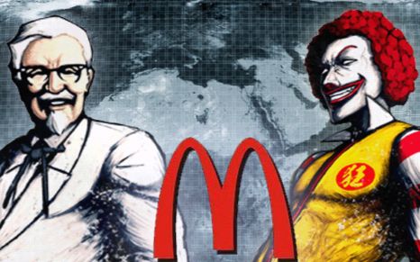 【两个鬼畜的日常】麦当劳vs肯德基_mugen_游戏_bilibili_哔哩哔哩