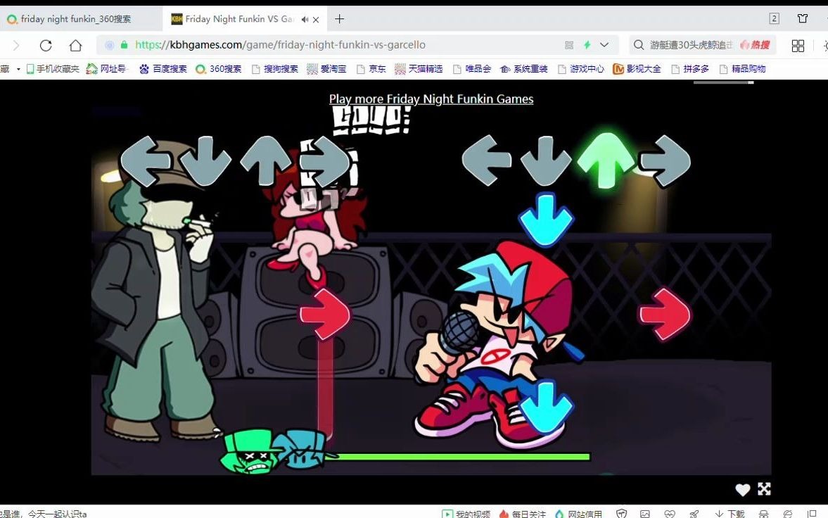fnf garcello mod 简单模式通关!_哔哩哔哩_bilibili