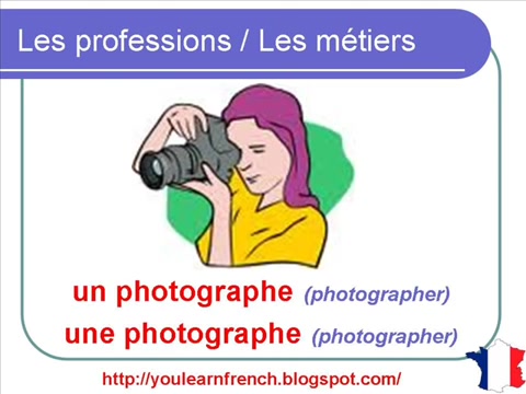 【初级法语】 法语 A1, 用法语说职业 Jobs Professions Occupations in French哔哩哔哩bilibili