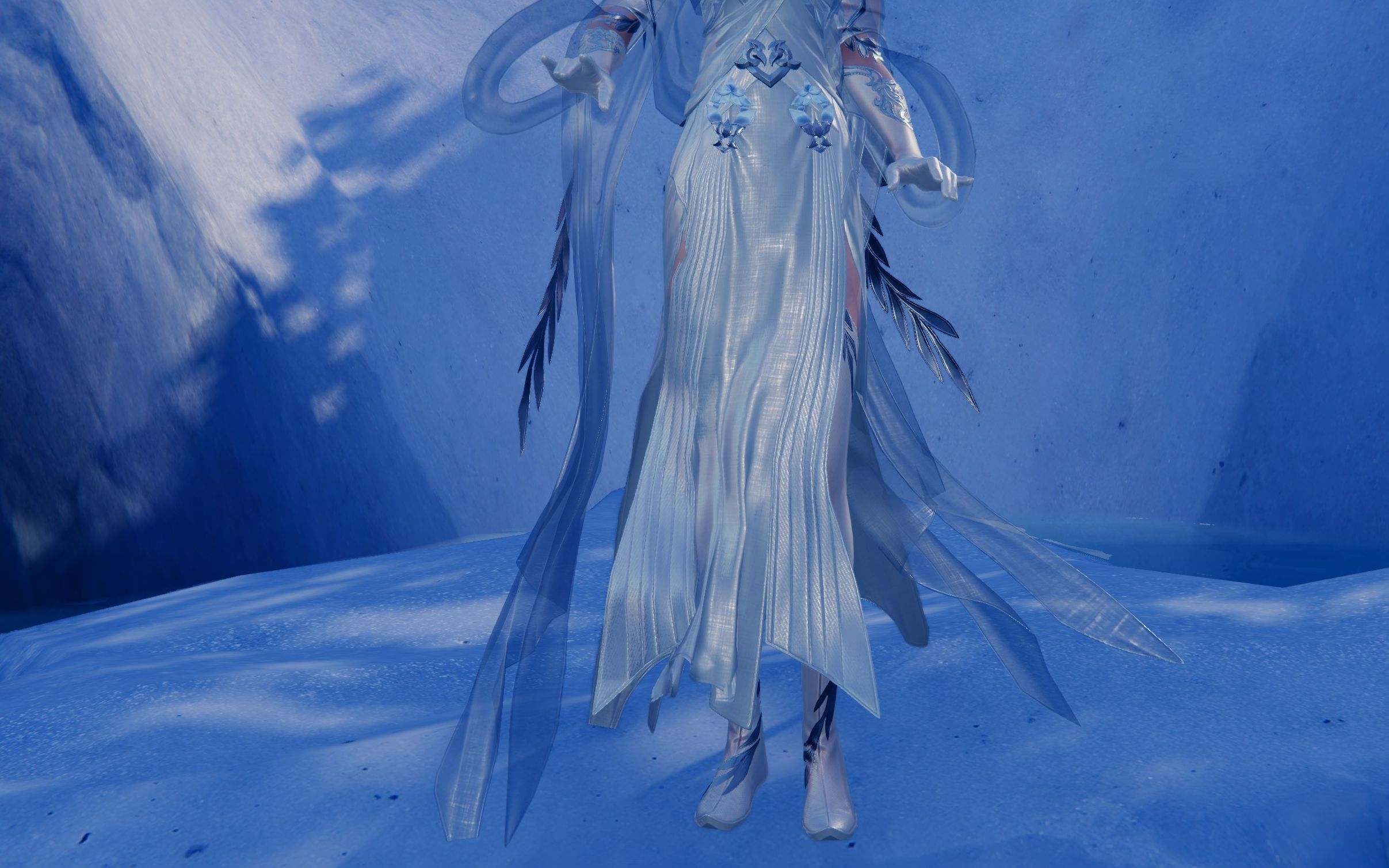 【剑网3】彩云归.皎月成女实装全方位展示 2p高光下