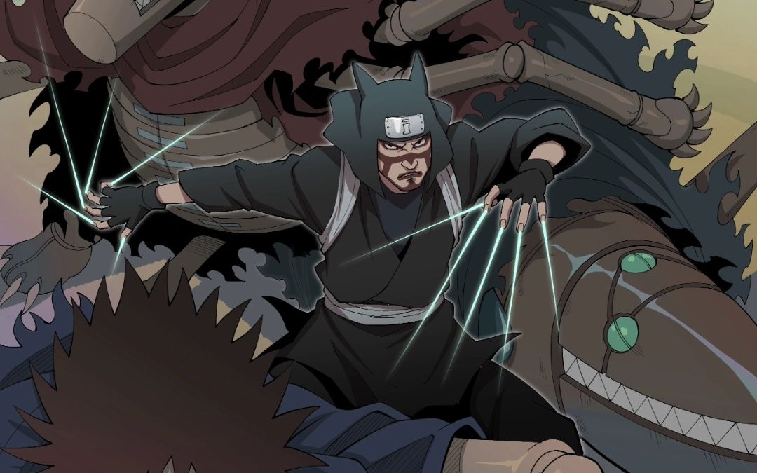 八十年老火迷绘火影忍者——砂隐傀儡师文化传承人 勘九郎