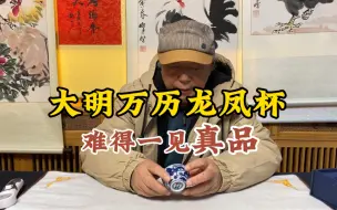 Download Video: 大明万历龙凤纹杯，难得一见的真品，故宫杨静荣老师鉴定