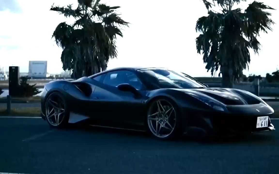 黑武士风格的法拉利488真的太令人心动了