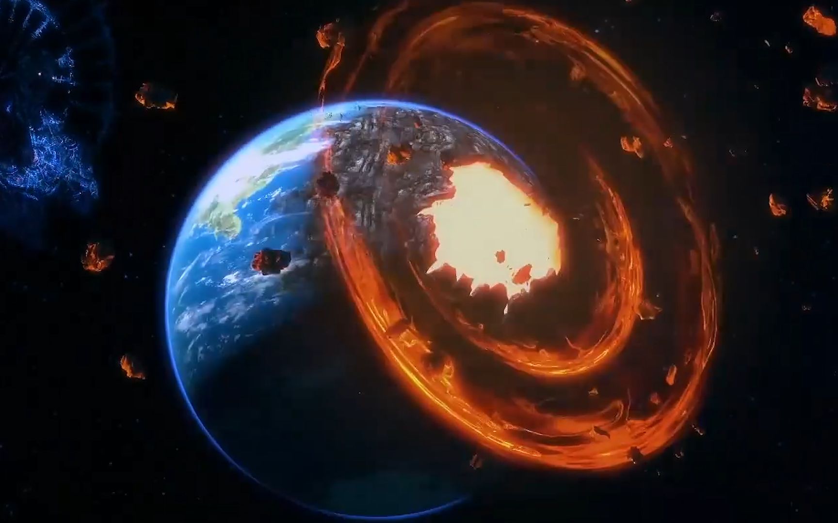 阿修罗之怒:阿修罗大战最强boss,一拳将地球打爆,游戏玩的过瘾