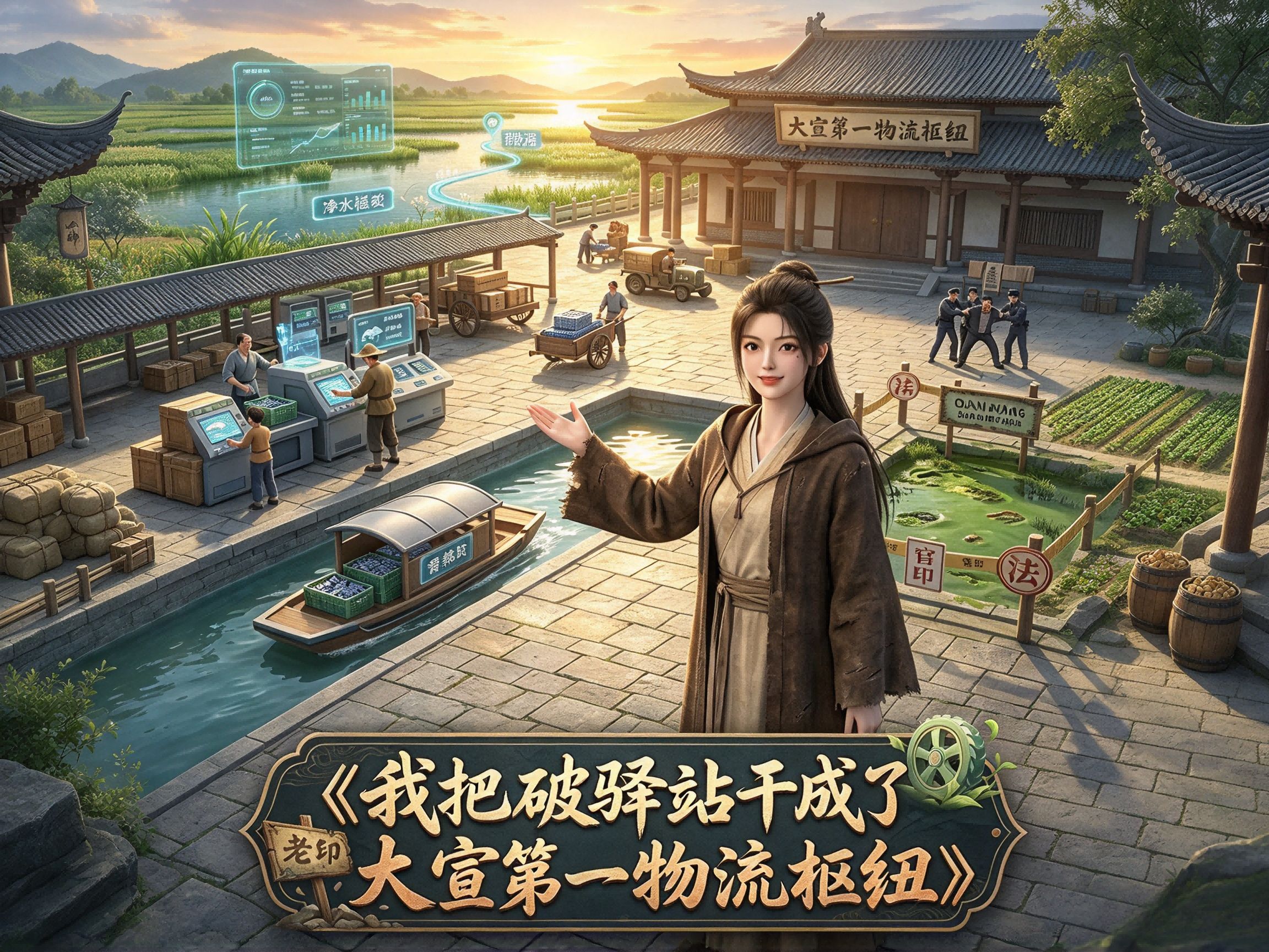 《我把破驿站干成了大宣第一物流枢纽》48分钟一口气畅享