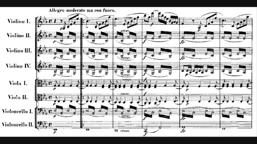 [图]【乐谱同步】门德尔松《弦乐八重奏》F.Mendelssohn String Octet