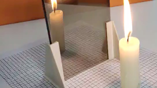 平面镜成像两个像