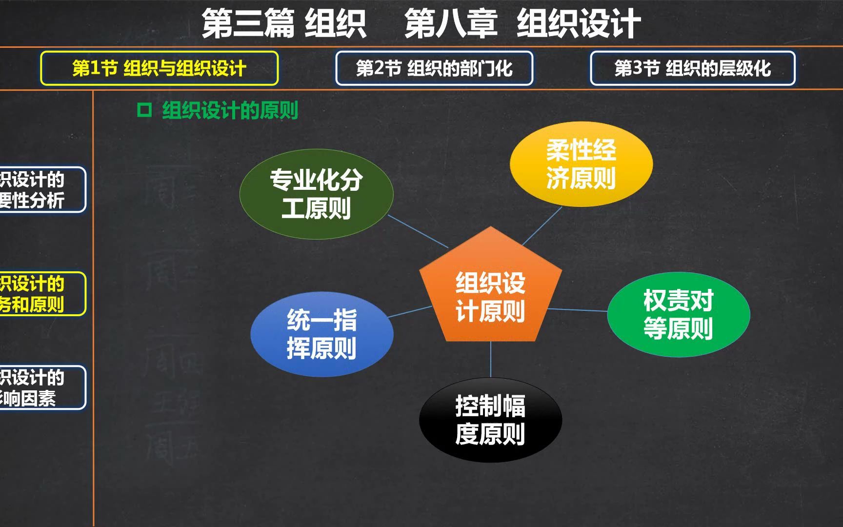 100第8章第1节组织设计的原则专业分工哔哩哔哩bilibili