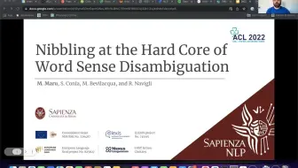 嘲笑词义消歧的核心 Nibbling at the Hard Core of Word Sense Disambiguation
