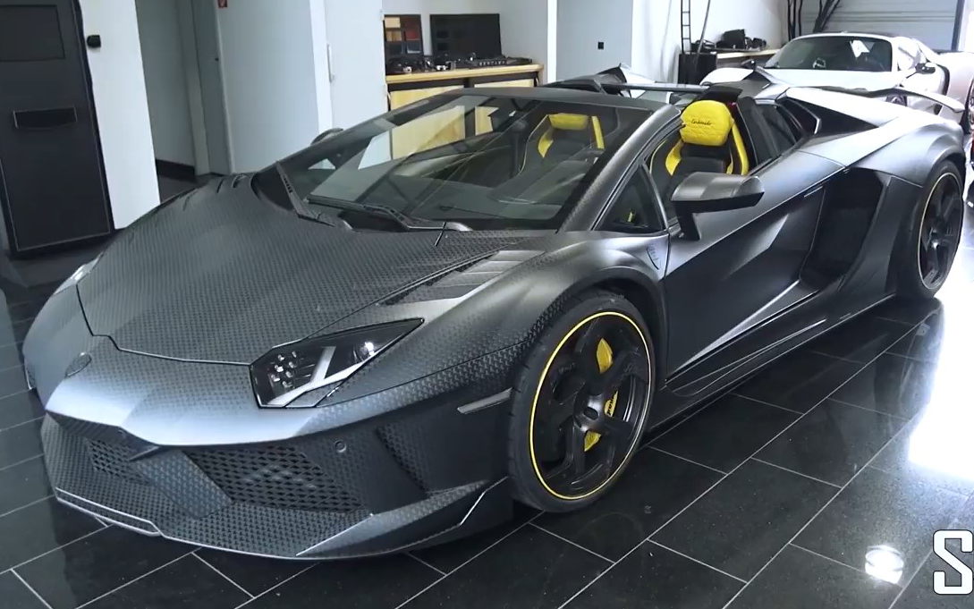 超跑帅炸mansory爆改lamborghiniaventadorroadster