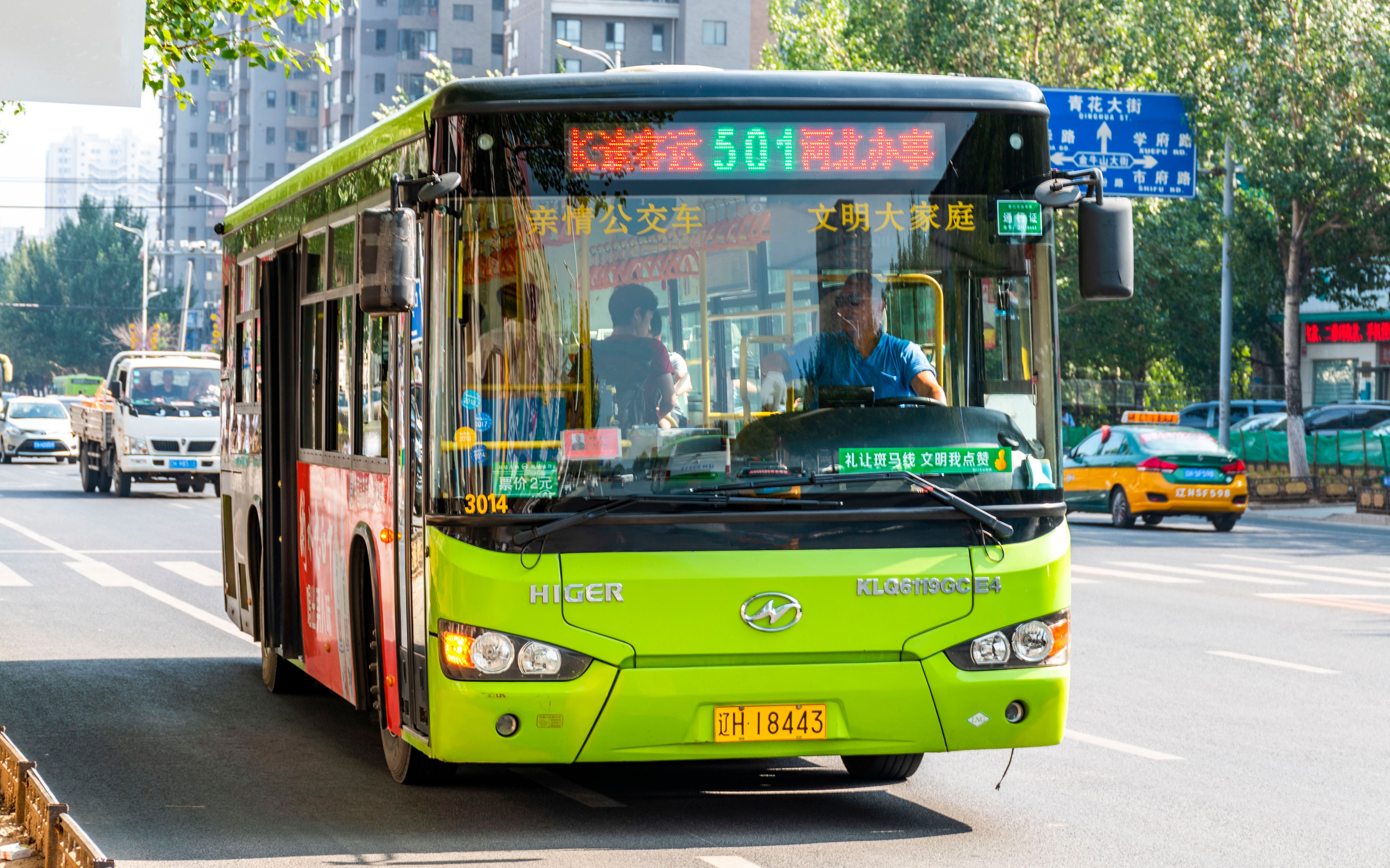 【营口公交】501路 河北办事处 → 长途客运站 第一视角 pov_哔哩哔哩