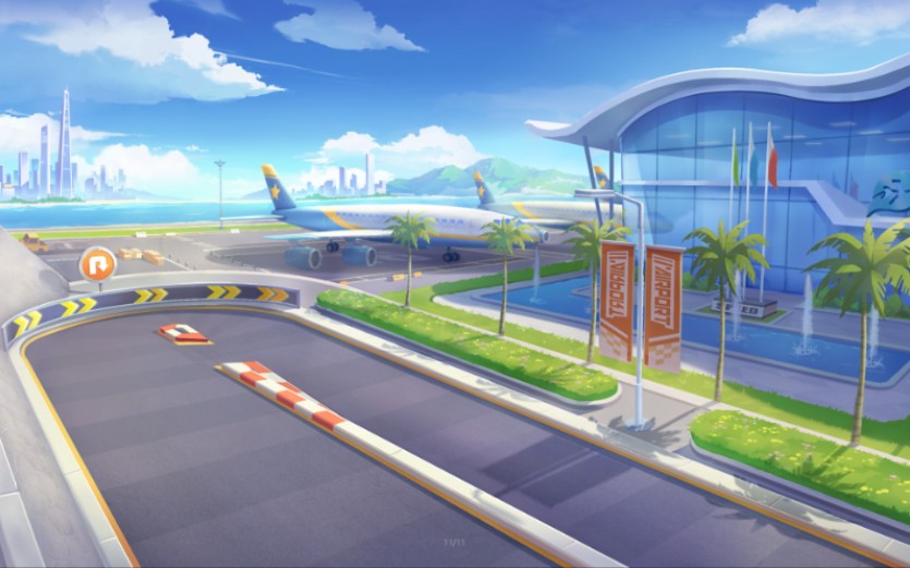 qq飞车新赛道地图疾风机场彩蛋首发