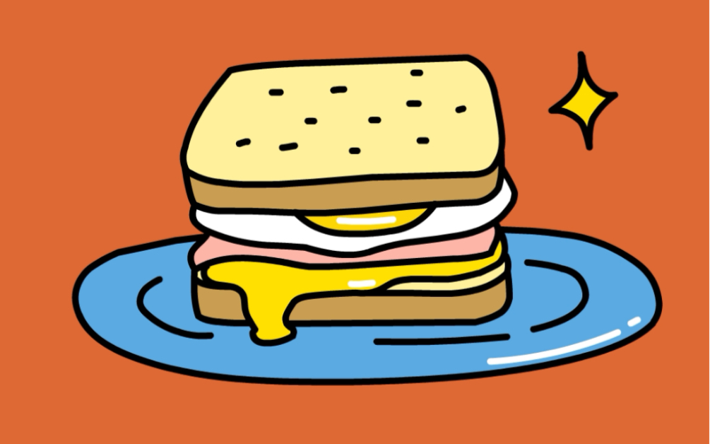 黄油小狗上班睡觉的员工会被做成三明治吃掉