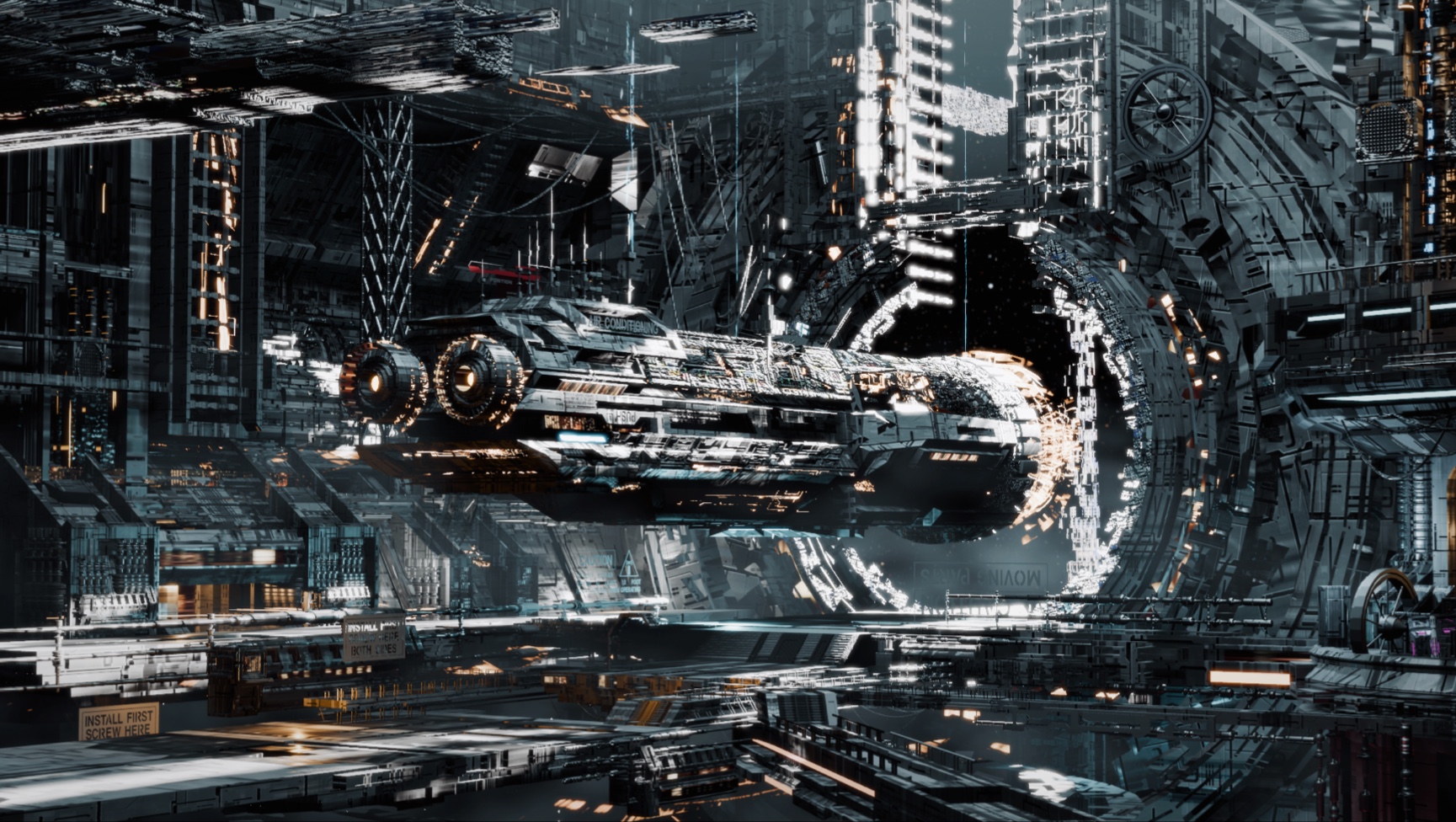 手搓场景分享 科幻库存