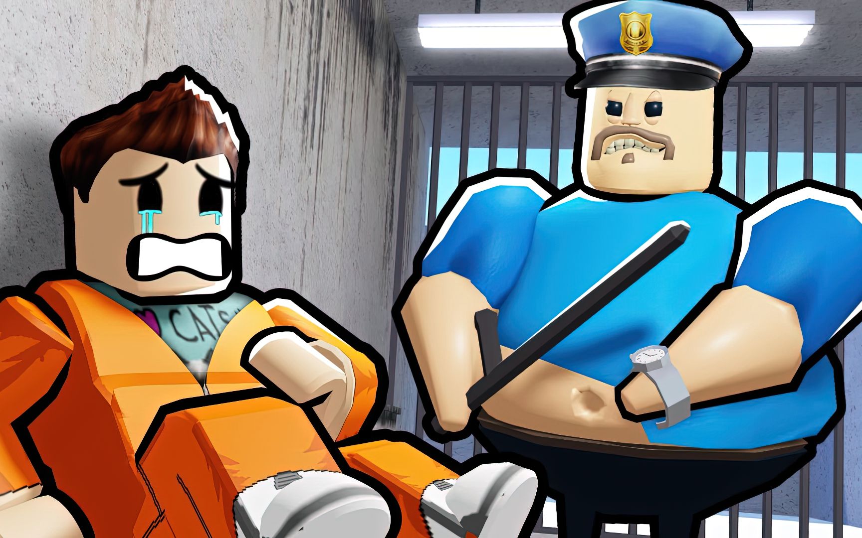 roblox逃离监狱2:越狱路上竟穿越到海神岛异世界!灰狼