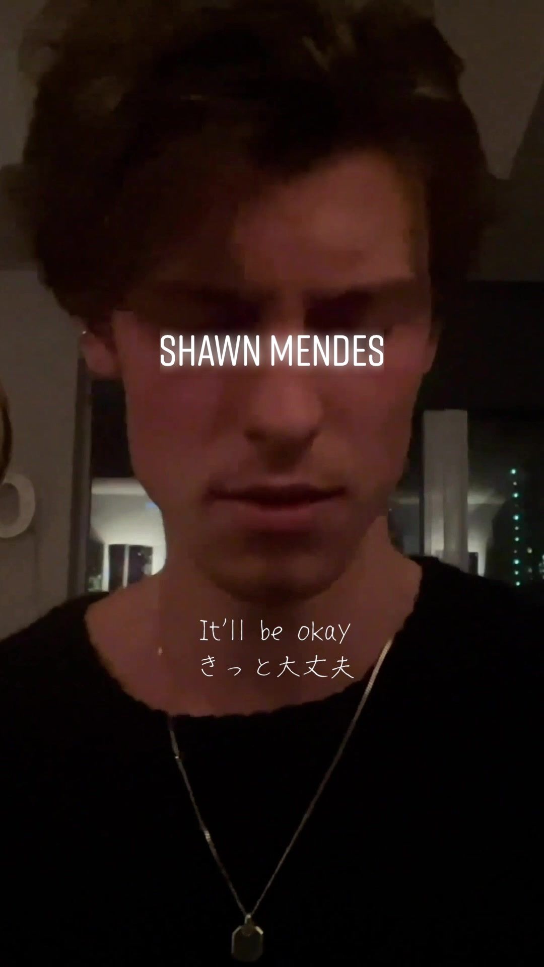 肖恩 · 门德斯的新曲《itll be okay》由本人弹唱