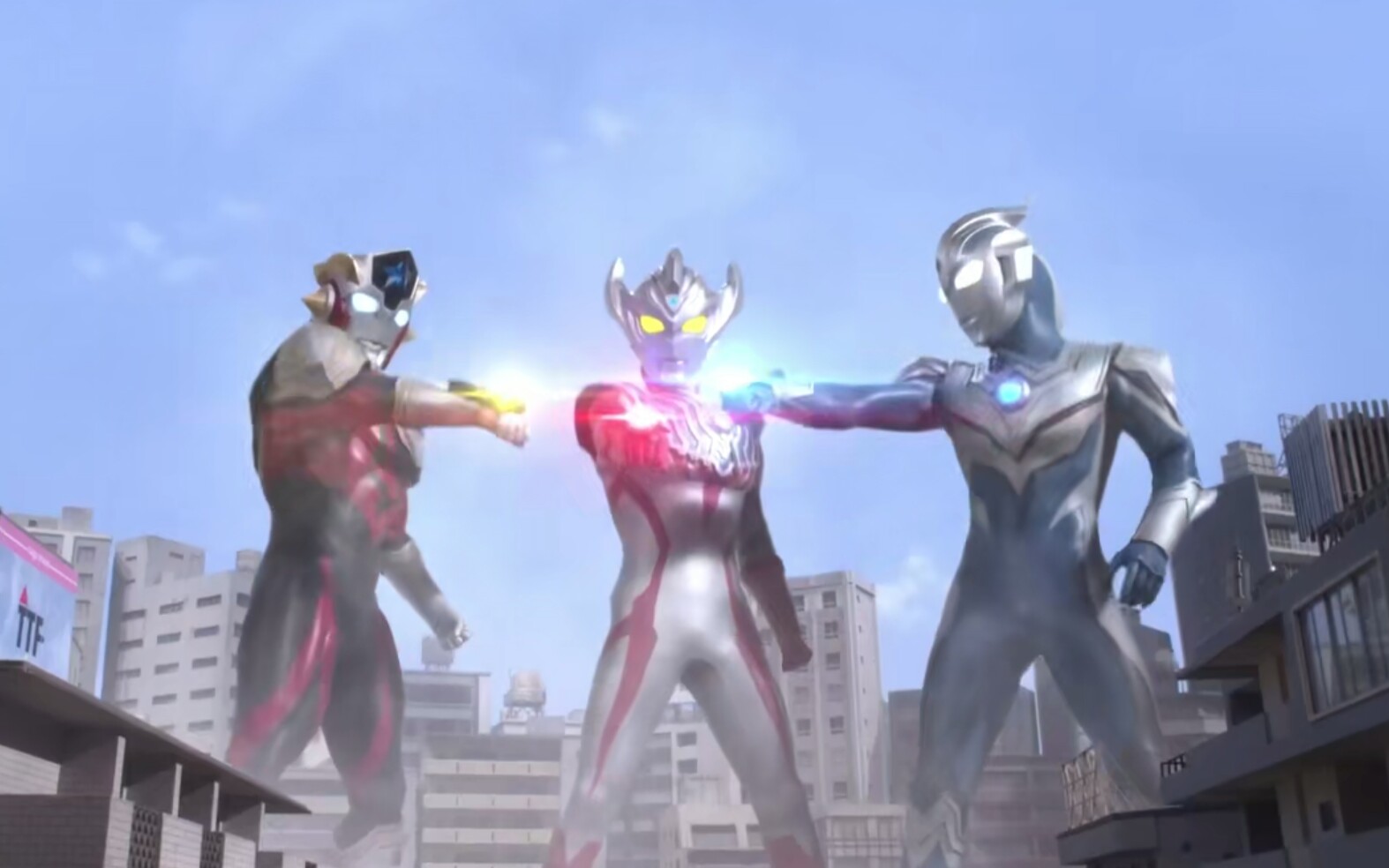 【泰迦奥特曼】三人小队及其必杀技(包括奥特光镯和怪兽光戒)以及泰迦