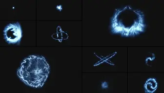 AE模板-30+震撼能量爆炸视觉特效动画还可作为画面的转场特效动画 Energy Explosions And Transitions